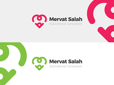 A Personal Logo for Educational Consultant (wip) brand branding care child children childcare consultancy educational heart heart icon heart logo kids logo love mark wip