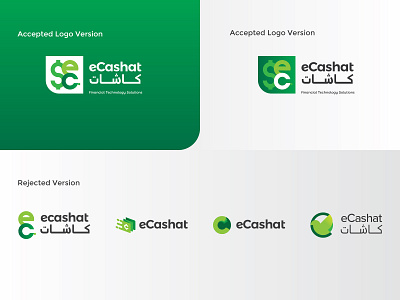 Ecashat Logo design for an online payment gateway brand branding cash icon logo money app money transfer online payment payment payment gateway