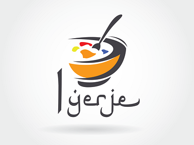 Iyerje app branding logo vector