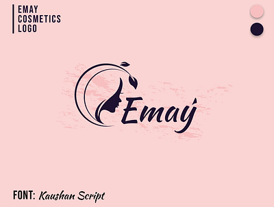 EmayCosmetics branding illustration logo