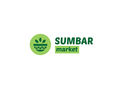 sumbar market logo_2 app branding design illustration logo