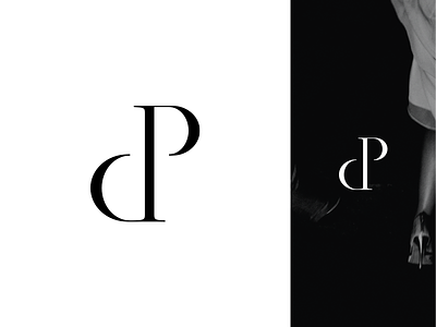 P & D wedding identity black clean logo logodesign minimal wedding