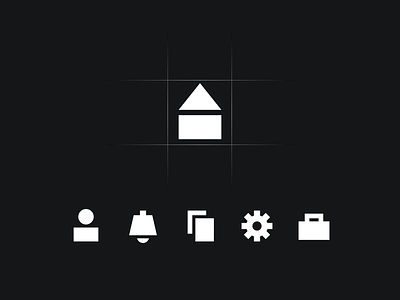 Sharp Icon set app basic black icon icon set iconography sharp sharpen web