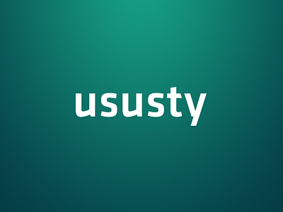 ususty logo app brand green ios launch logo recycle ted
