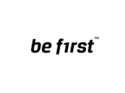 Be First be first black logo qbeats slogan trademark