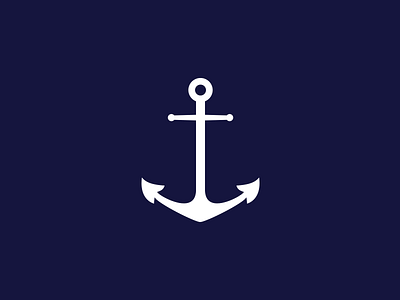 Anchor anchor blue navy sailing white