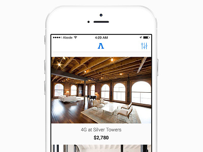 Abode for iOS abode apartment app clean ios iphone 6 no fee
