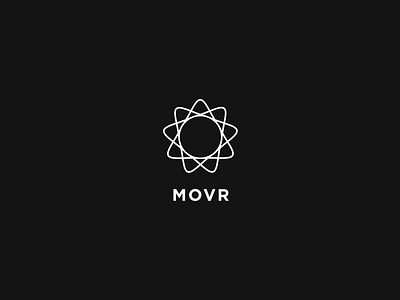 MOVR Landing branding logo minimal moving movr settle