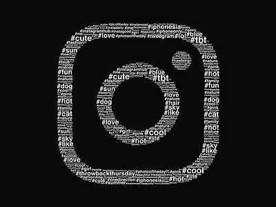 Instagram Hashtag Artwork comment hashtag icon insta instagram logo popular