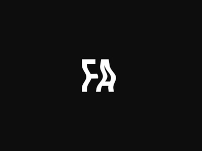 FA Logo concept branding fa logo