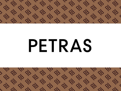 PETRAS branding clothing concept custom custom type fashion font logo logo design