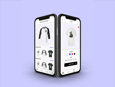 T shirt E Commerce app app design clean design ecommerce minimal mobile mockup ui ui design ux ux design