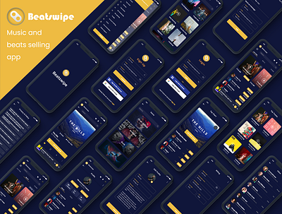 Beat Selling App app design beat selling app beat selling app beats clean design minimal mobile mockup ui ui design ux ux design