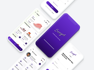 Seeget E-commerce App app app design clean design ecommerce ecommerce app ecommerce design minimal mobile mockup seeget seeget ui ui design ux ux design