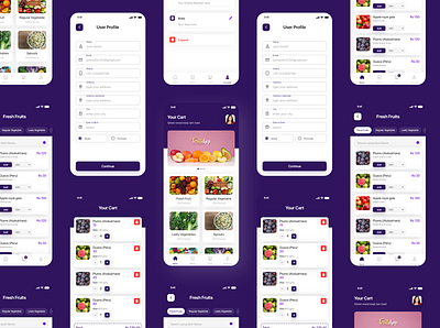 Grocery Shopping App uiux