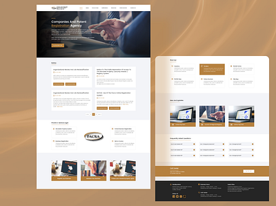 Patent Registration Website Landing Page app design design mockup ui ui design ux ux design