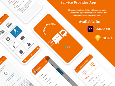 Service Provider App UI