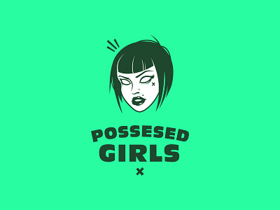 Possesed Girls identity illustration logo logodesign logomaker logotype logotypes modernlogo