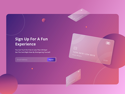 Glassmorphism Credit Card cardcredit design figma figmadesign glassmorphism graphic design simple uiux website