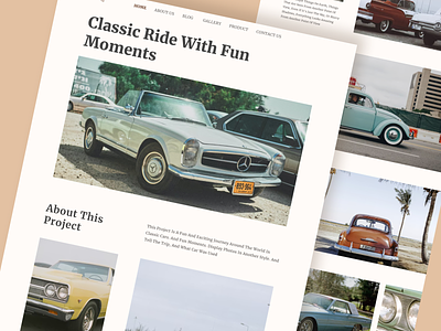 Classic Ride - Landing Page