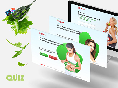 website - quiz about diet diet green quiz sport диета квиз