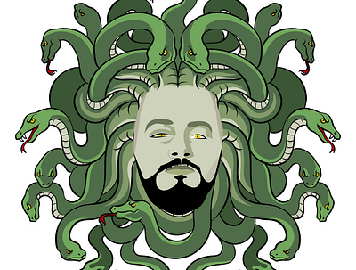 Medusa Vector Design design illustration vector