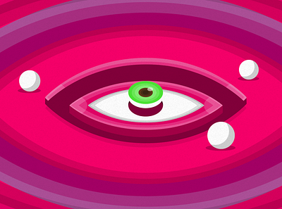 Eye Balls animation art illustration illustrator pink vector