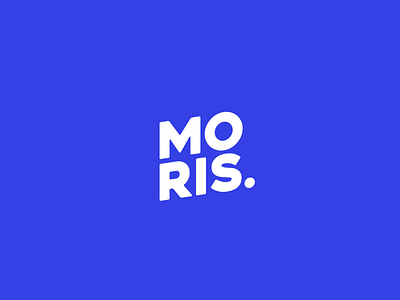MORIS Logo art branding clean corporate design logo shape startup symbol tech typography
