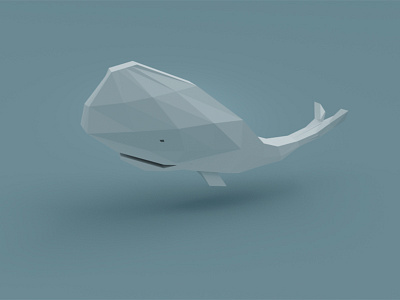 Poly Whale