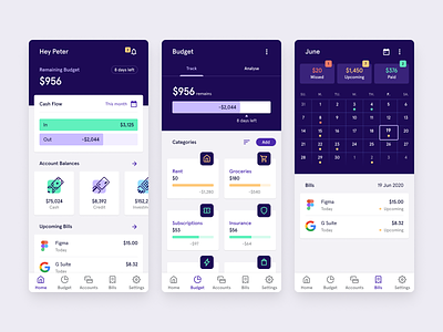 Personal Finance Mobile App Concept