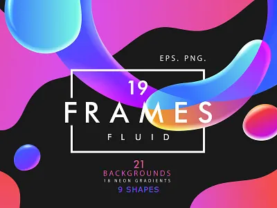 Vector neon vibrant liquid frames for branding design, apps, web abstract app design frames instagram post instagram stories instagram template liquid shapes neon templates typography ui ux vector vibrant vivid colors web