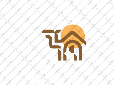 camel sun logo (for sale) animal logo camel desert for sale logo logos sun logo