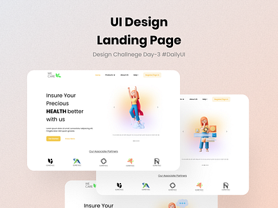 Landing Page/Design Challenge-3 app branding dailyui design graphic design ui ui design ux