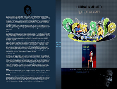Tribute_Humayun Ahmed design digital art