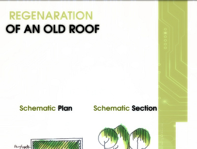 Regeneration of an old Roof concept art design