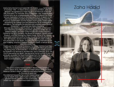 Tribute_ Zaha Hadid design digital art