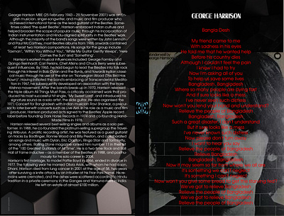 Tribute_ George Harrison design digital art