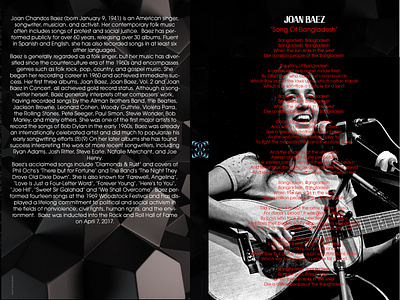 Tribute_ Joan Baez design digital art