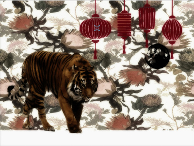 Year of the Tiger_02 concept art design digital art