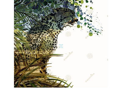 Beasts_ Cheetah concept art digital art photomanipulation