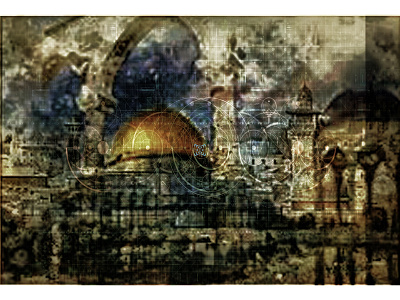 Holy Al Aqsa Prayer Hal_01 photomanipulation