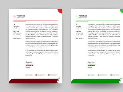 Business Letterhead Design