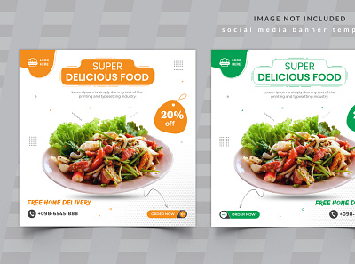 Social media banner design animation branding cmyk flyer design design food ads graphic illustration ofset printing ofset printing flyer design vector