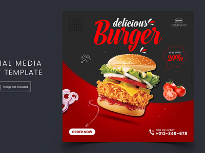 Social Media Post Design branding cmyk flyer design food ads icon illustration logo ofset printing ofset printing flyer design typography vector