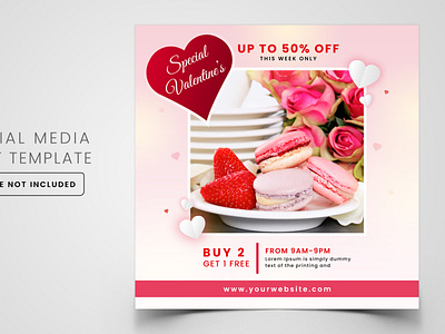 Social Media Post Template animation branding cmyk flyer design food ads graphic illustration minimal ofset printing ofset printing flyer design vector