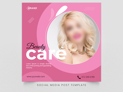 Social media post template advertising background banner business design fashion flyer frame geometric marketing media modern post poster sale set social template vector web