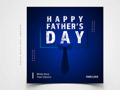 Father's Day Special Social Media Post Template