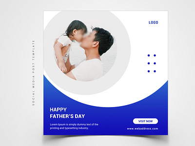 Father's Day Special Social Media Post Template