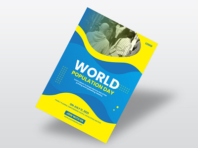 world population day flyer