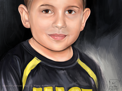 Portrait of Digital painting